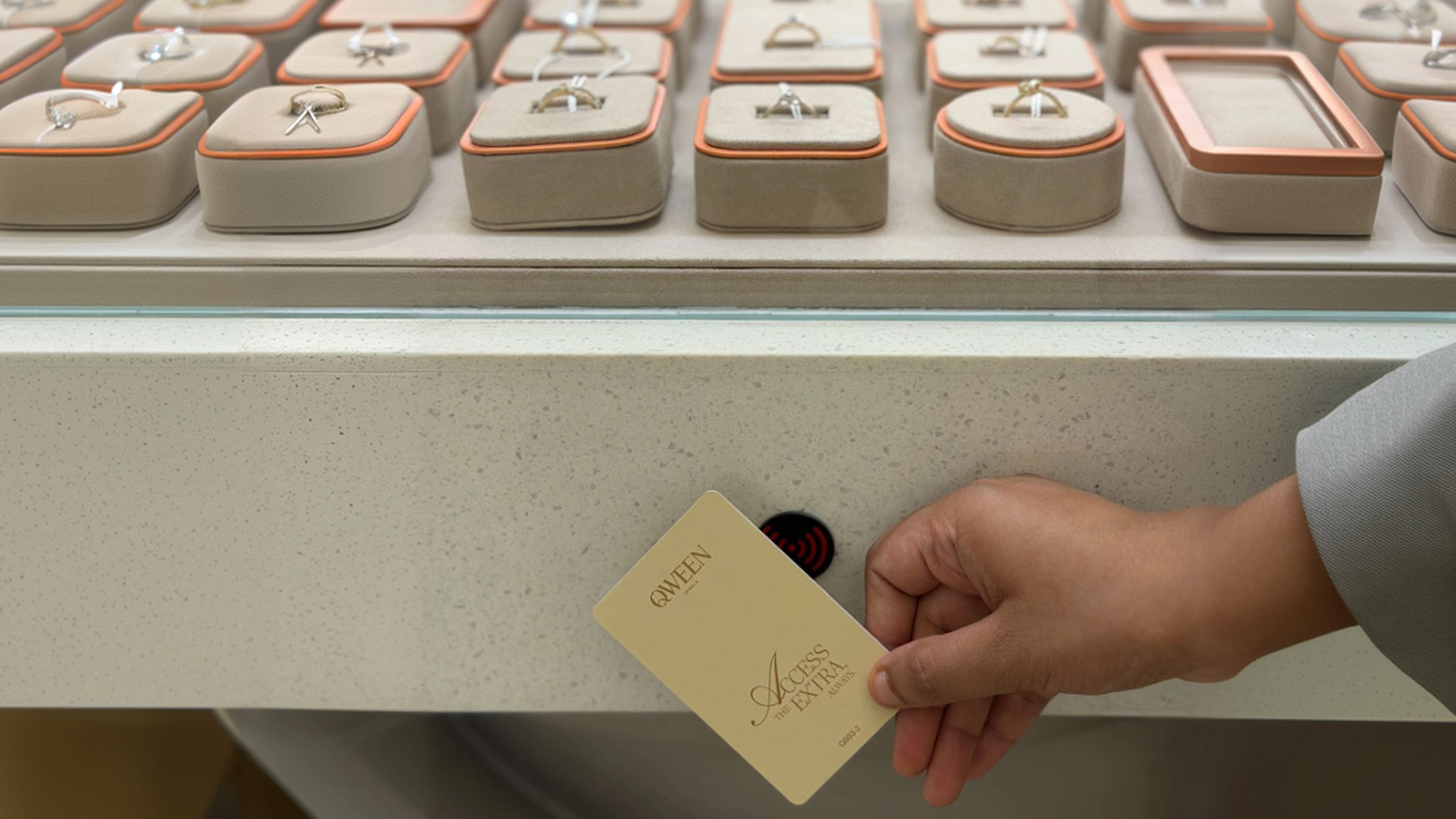 Why we put jewellery in your hands, not behind glass