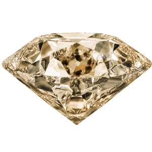 A amber phase natural diamond