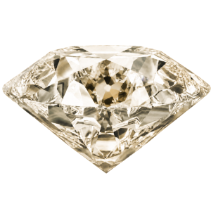 A champagne hint natural diamond