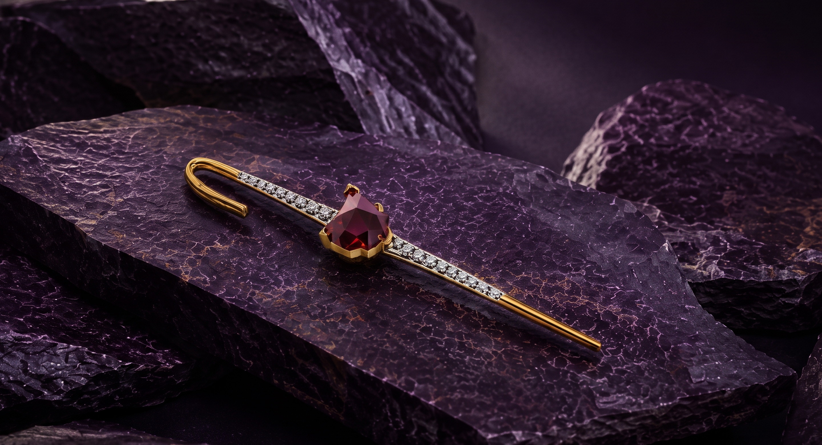 Scarlet Hour Ear Pin