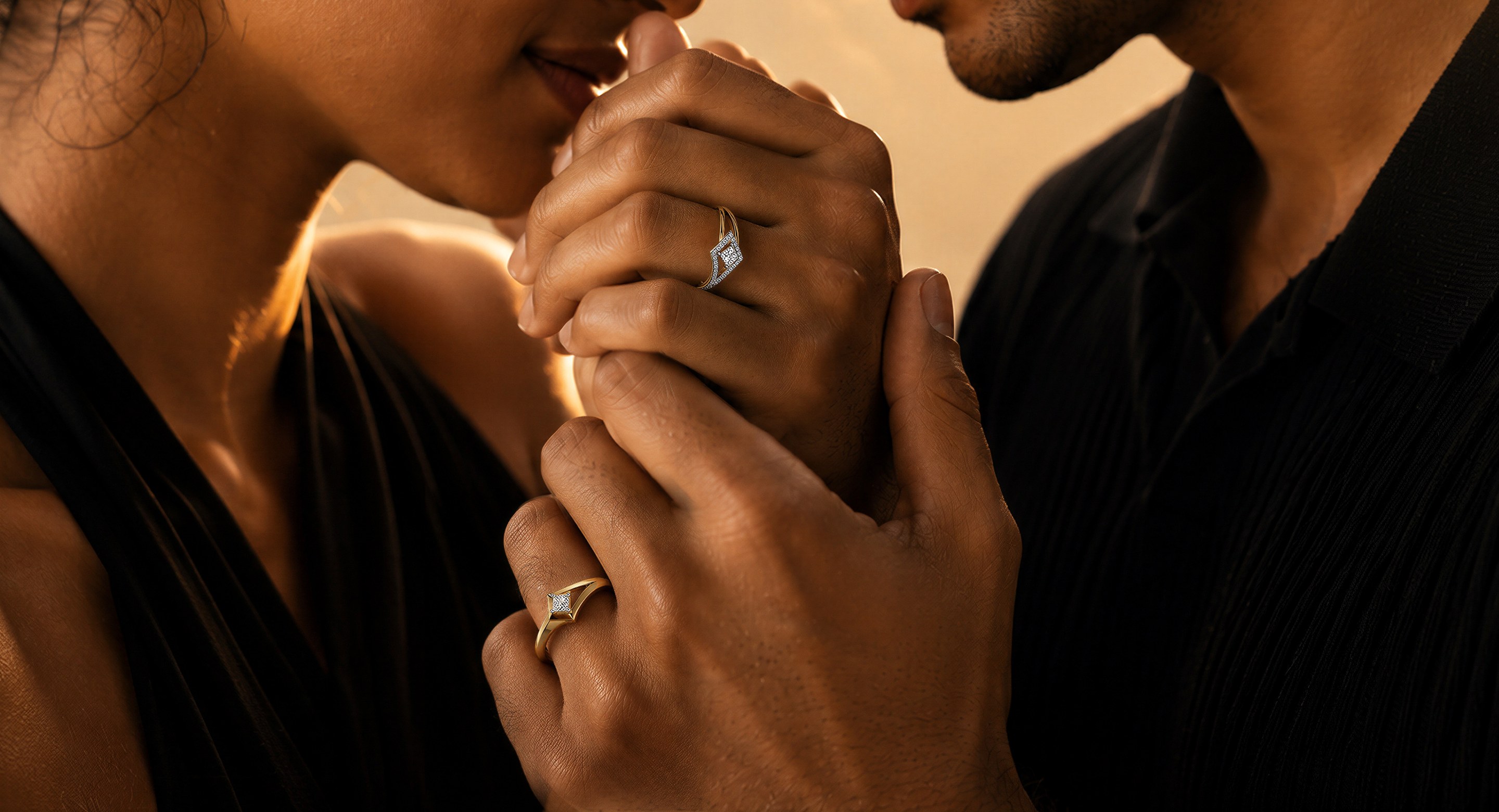 Made for Each Other Couple Rings