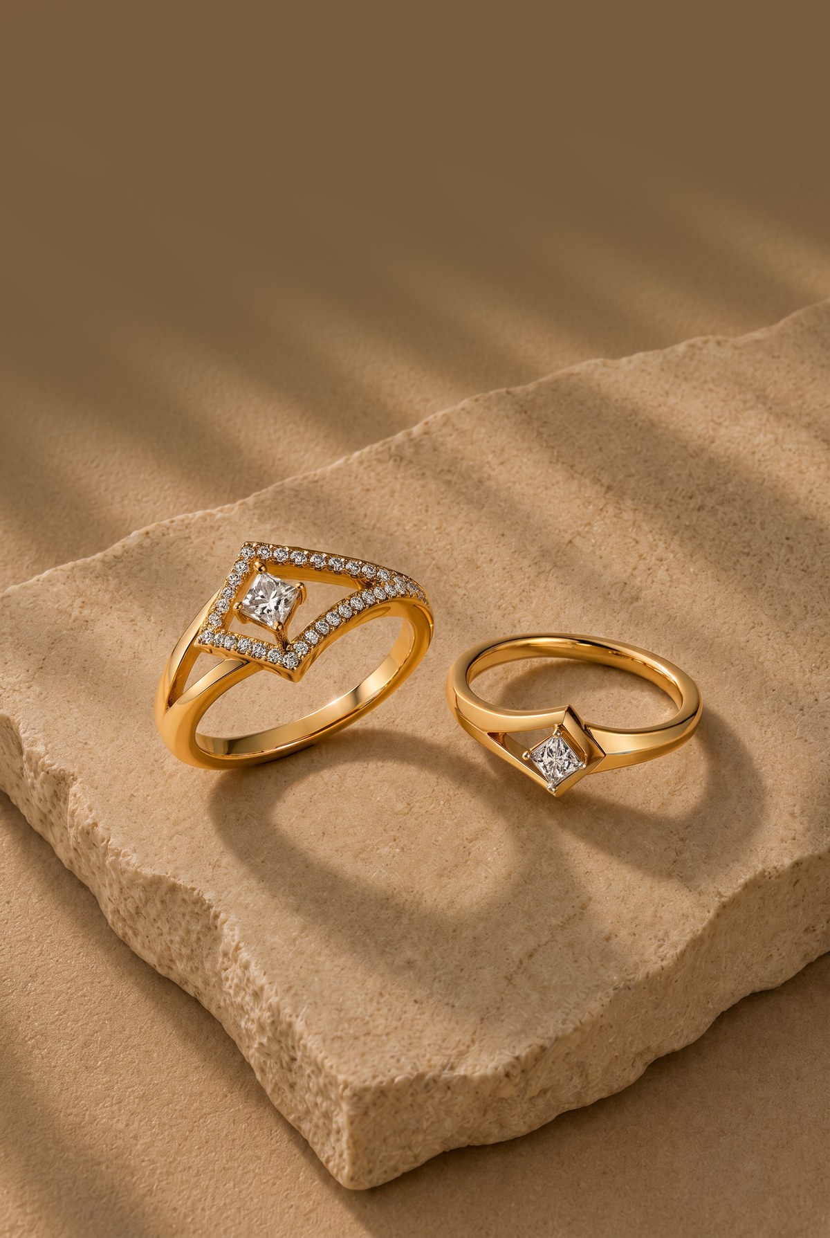Made for Each Other Couple Rings