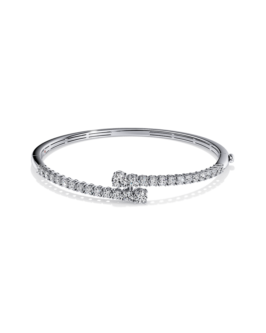 Rising Rhythm Oval Bangle