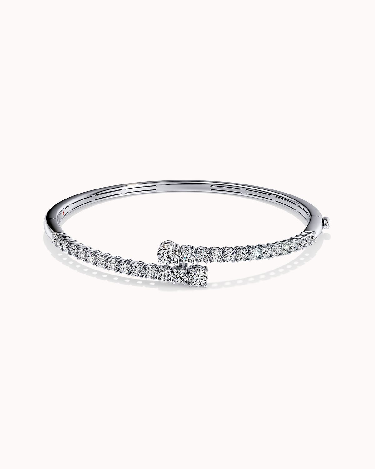 Rising Rhythm Oval Bangle