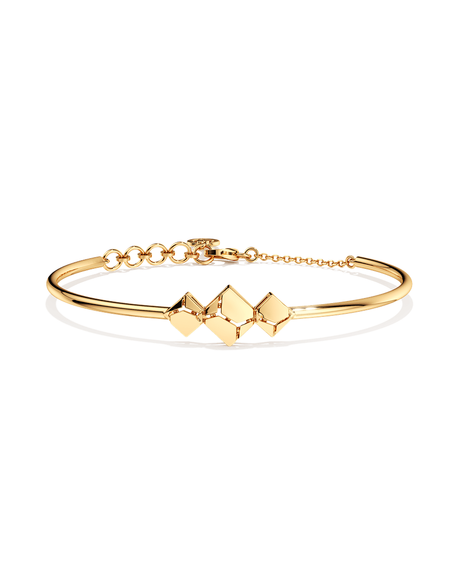 Simply Complicated Oval Bangle