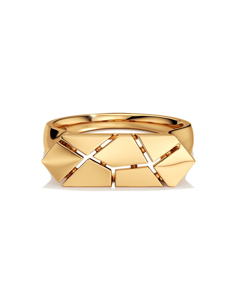 Crossroad Facets Ring