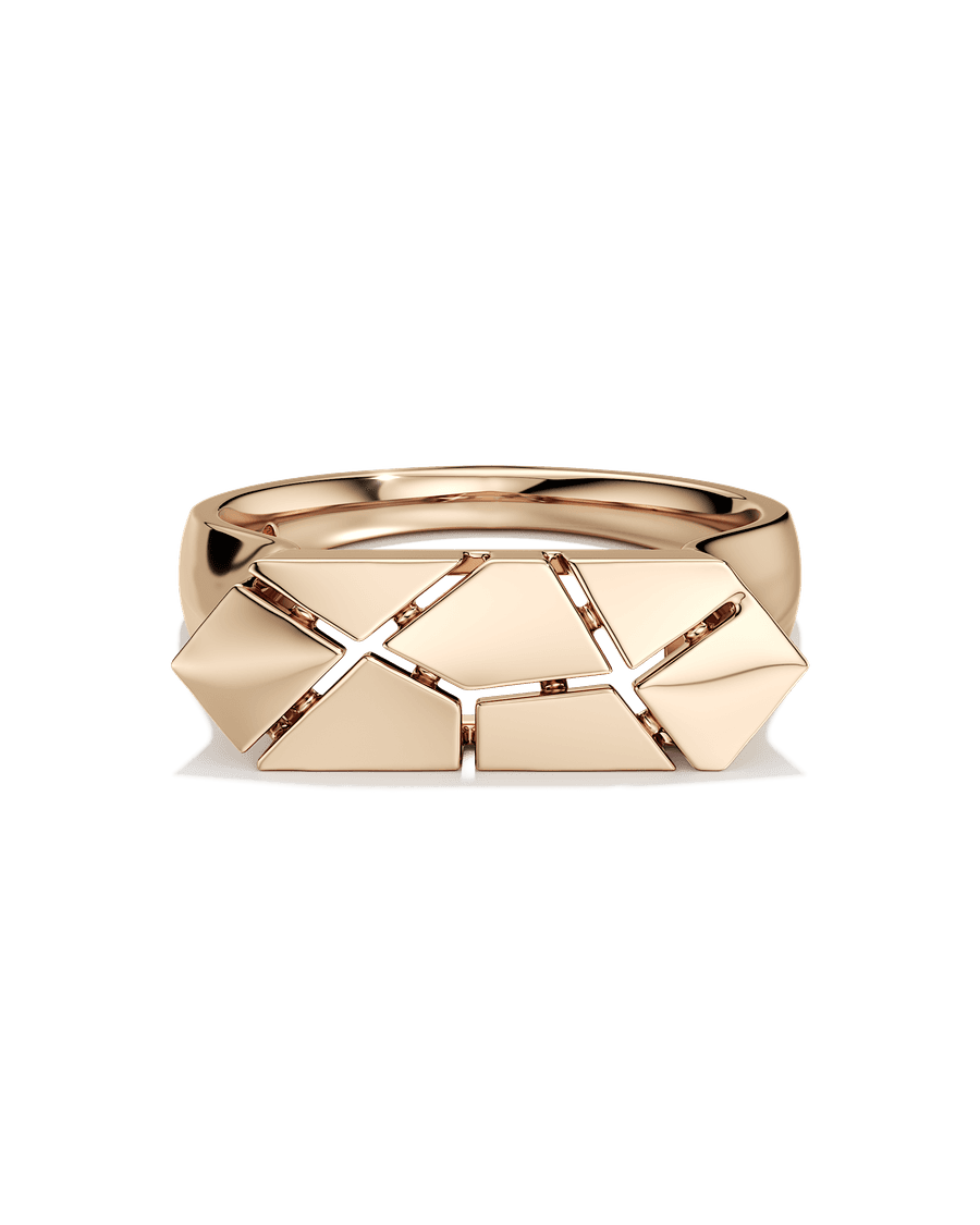 Crossroad Facets Ring