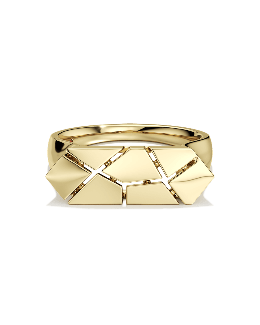 Crossroad Facets Ring