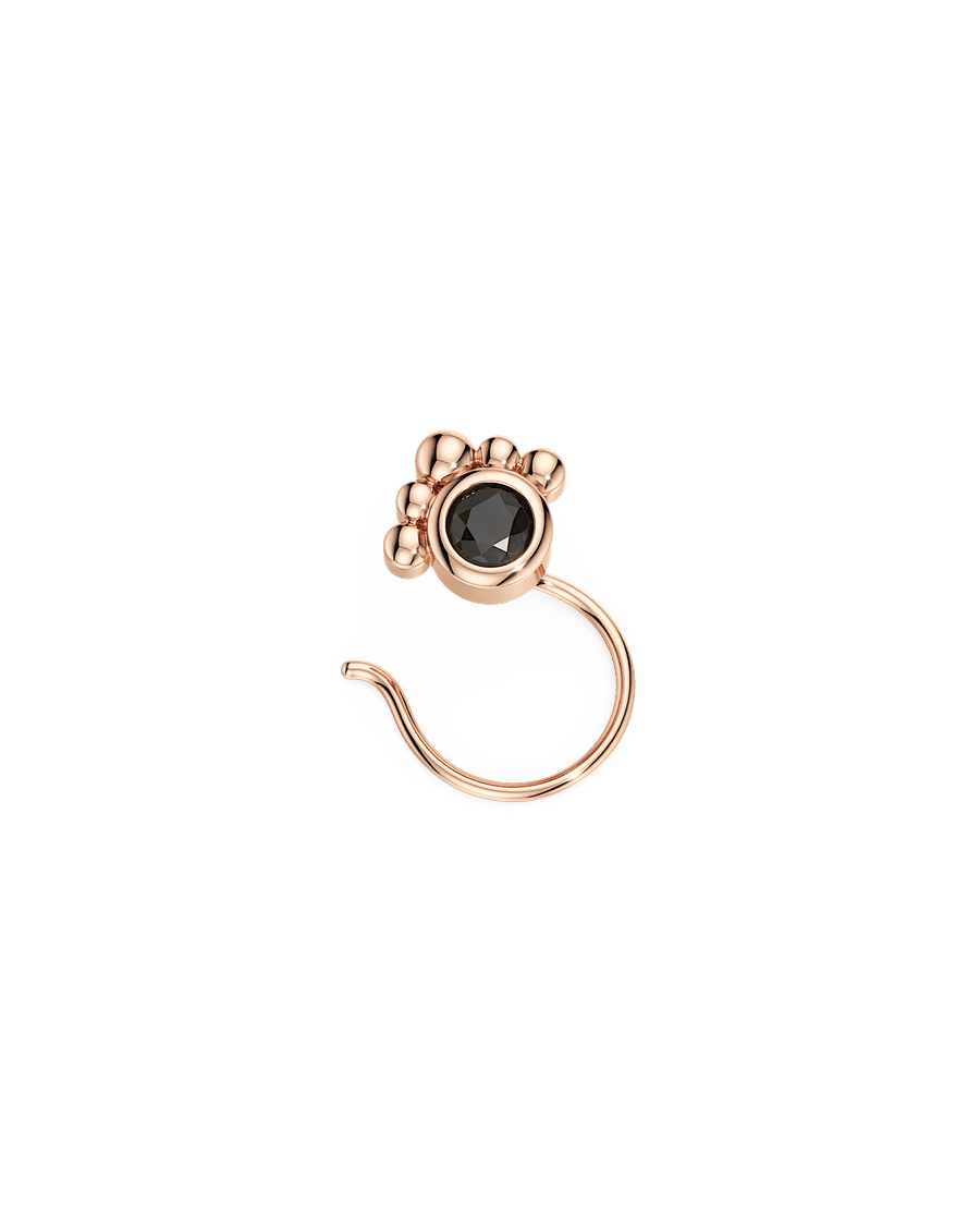 The Fearless Dot Nose Pin