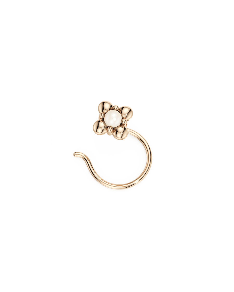 Wisdom Pearl Nose Pin