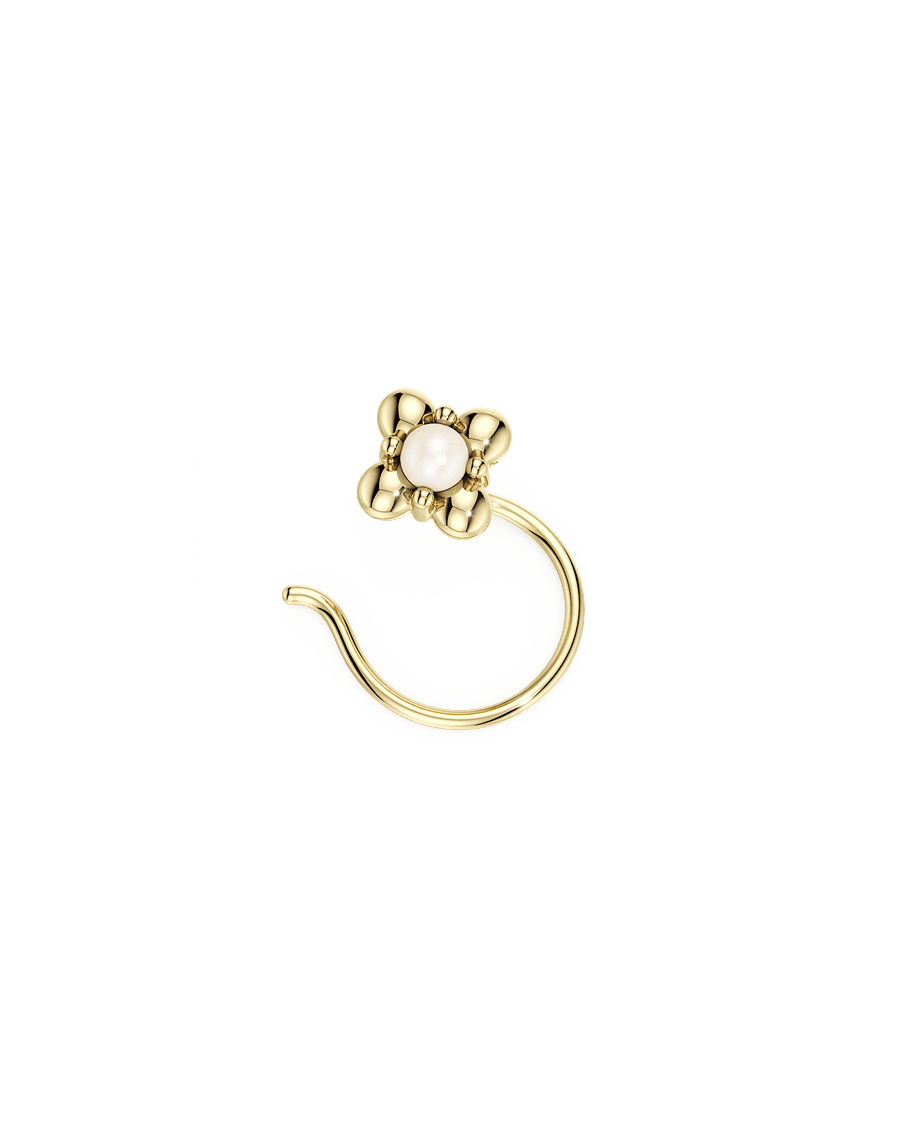 Wisdom Pearl Nose Pin