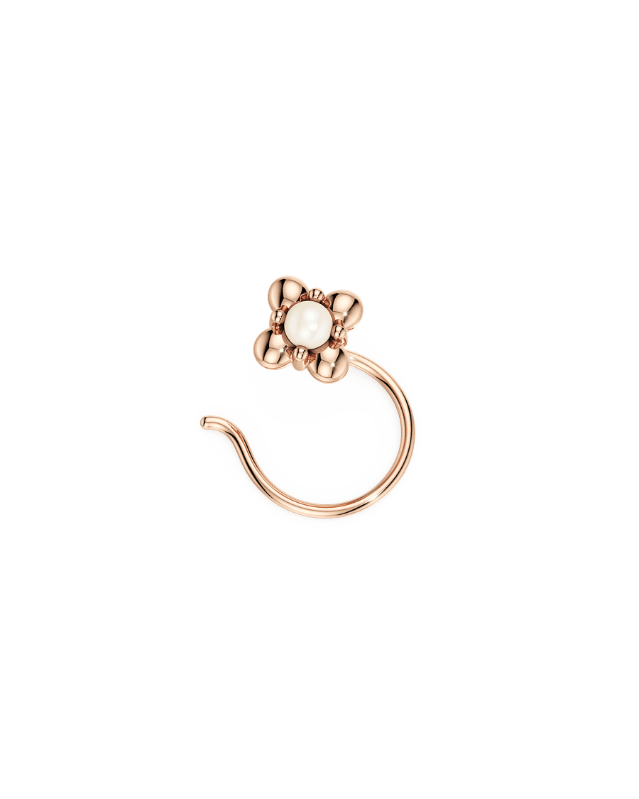 Wisdom Pearl Nose Pin