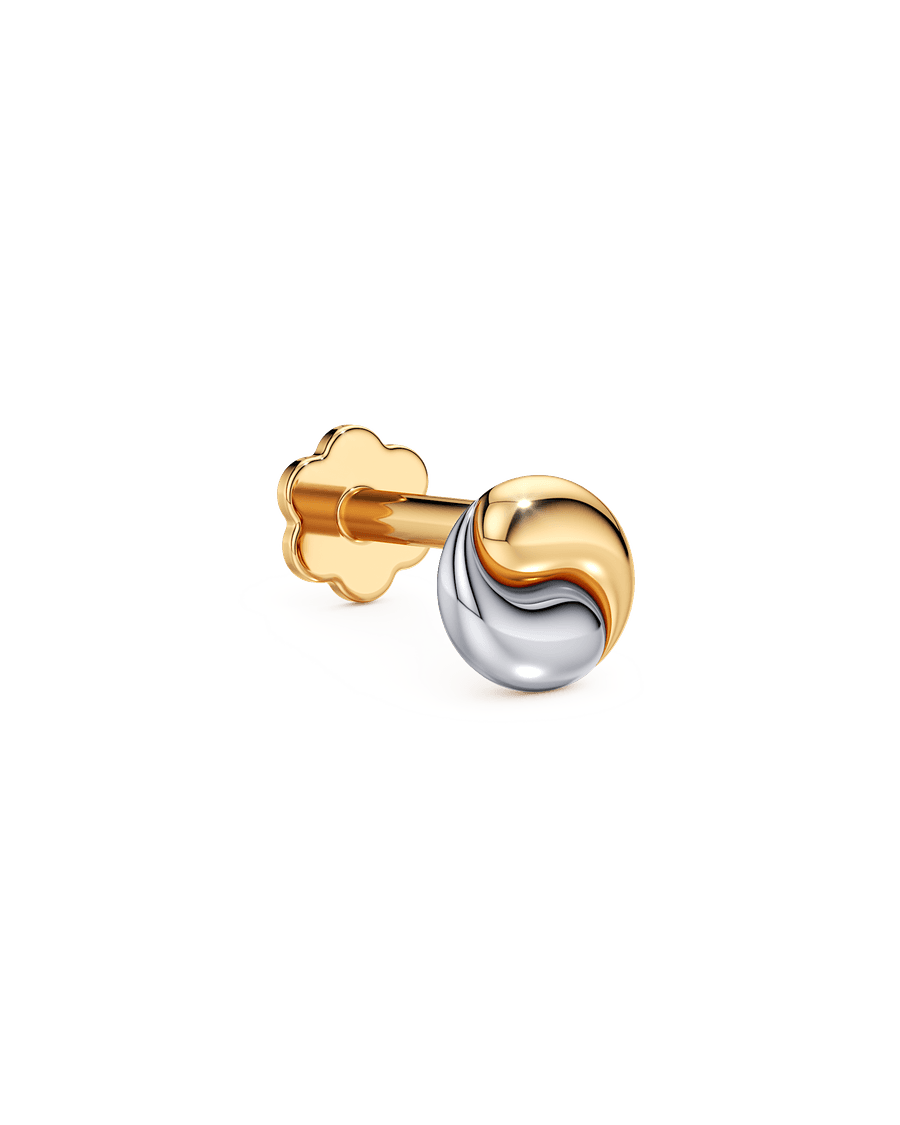 Yin Yang Nose Pin
