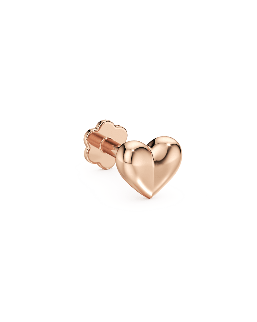 Heart Of Gold Nose Pin