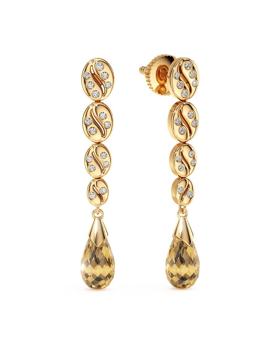 Espresso Over Opinions Earrings