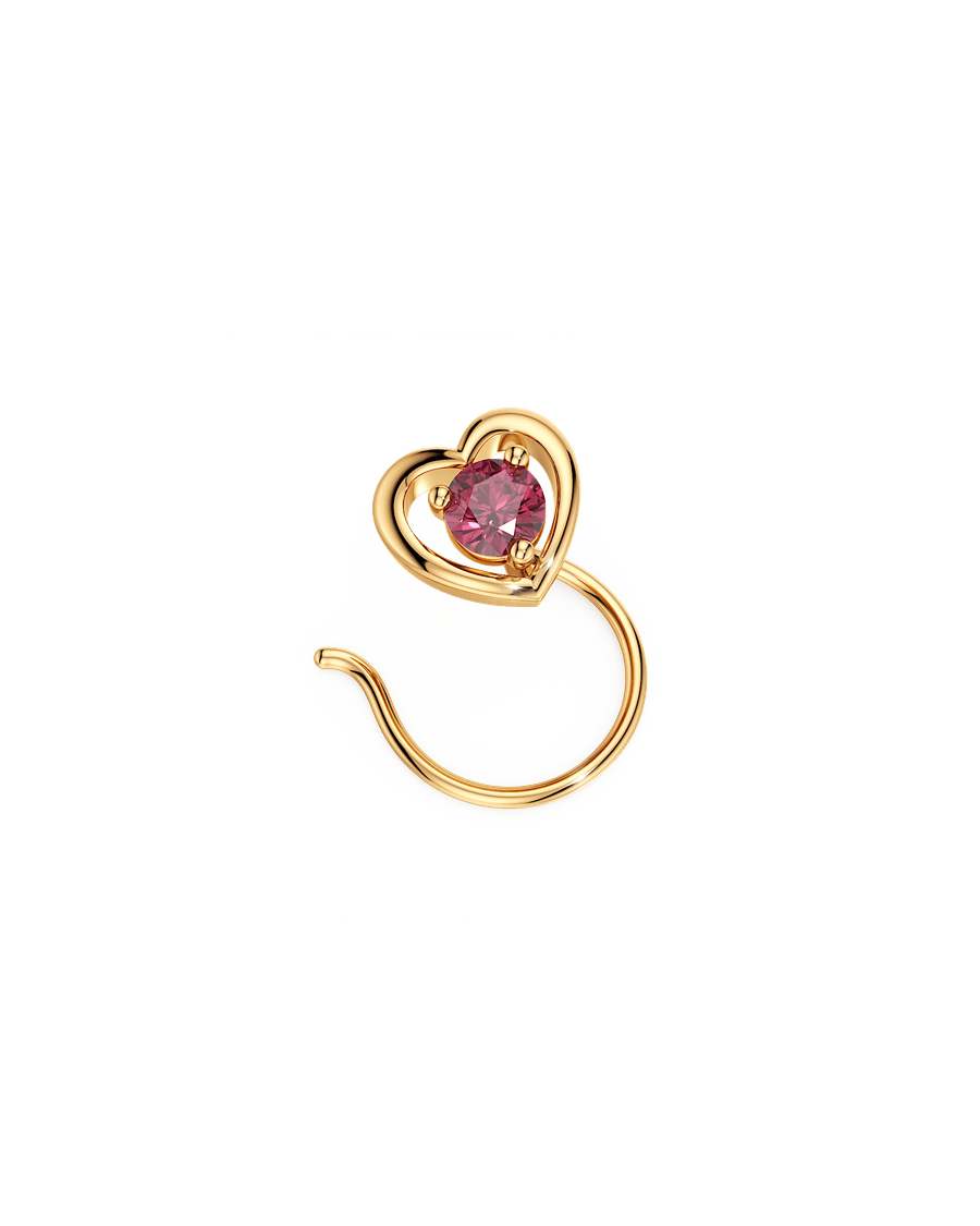 Lucky In Love Nose Pin