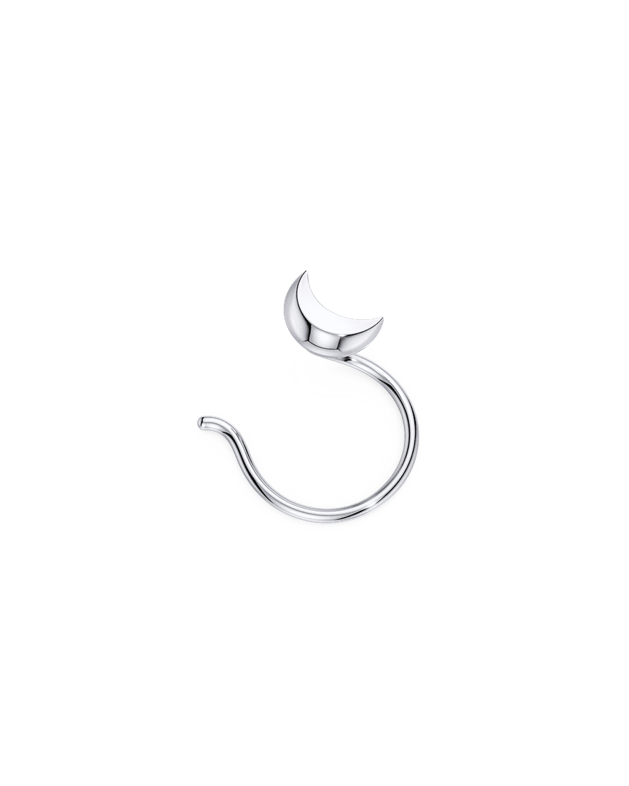 Moonlit Nose Pin