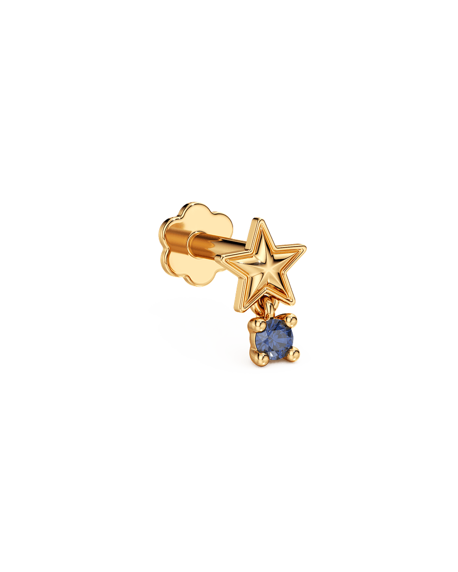 Shooting Star Nose Pin