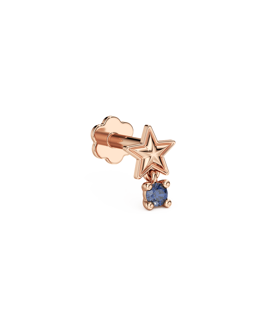 Shooting Star Nose Pin