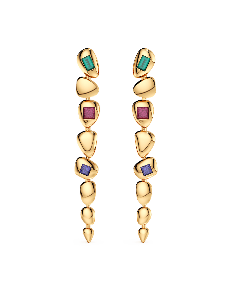 Dripping Charm Earrings