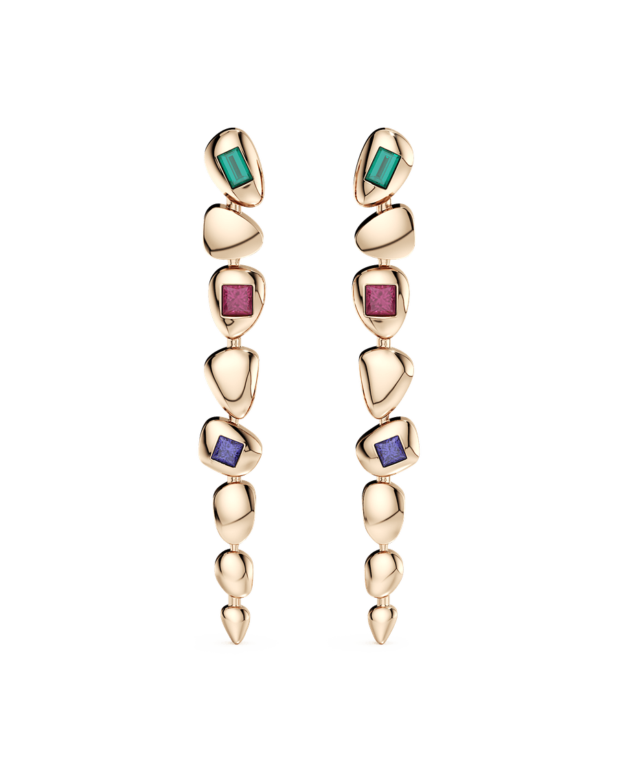 Dripping Charm Earrings