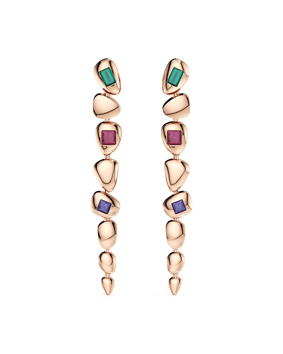 Dripping Charm Earrings