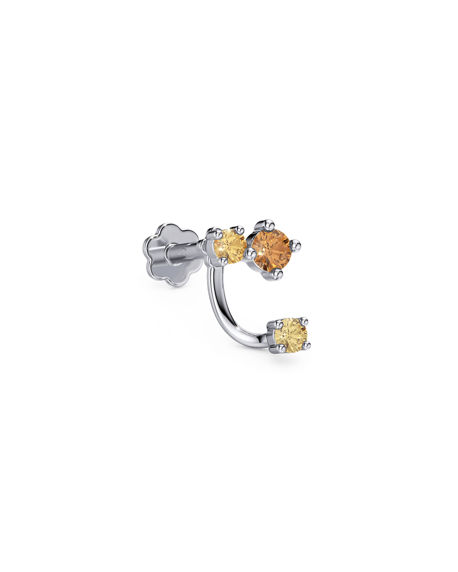 Sun Kissed Spark Nose Pin