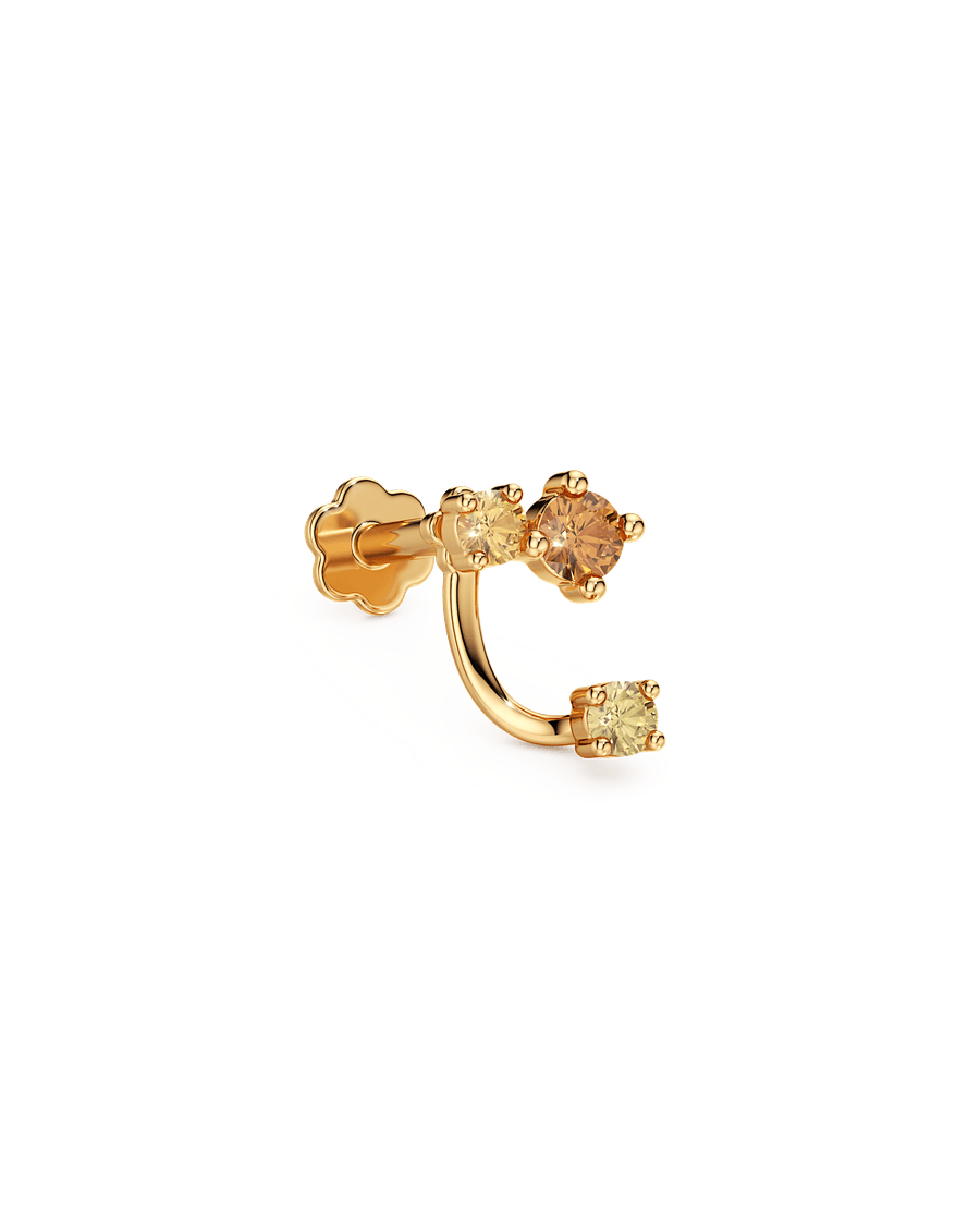 Sun Kissed Spark Nose Pin