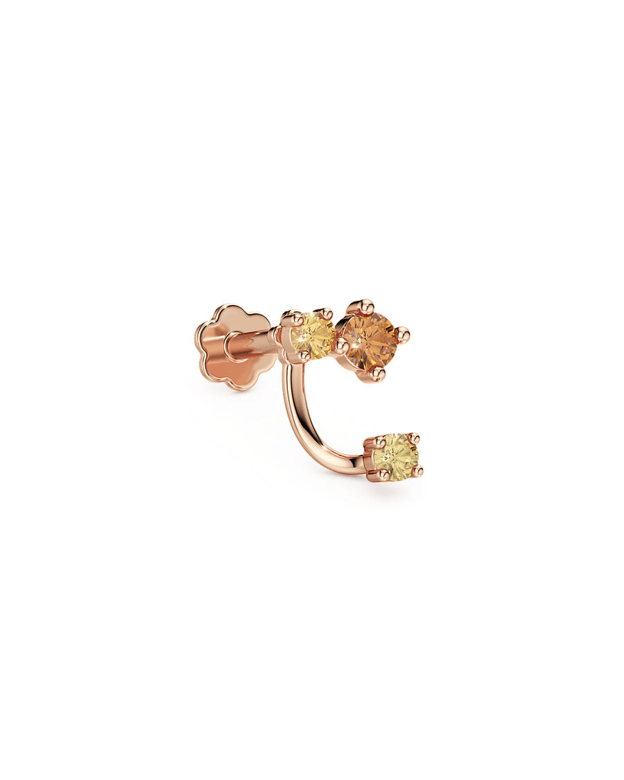 Sun Kissed Spark Nose Pin