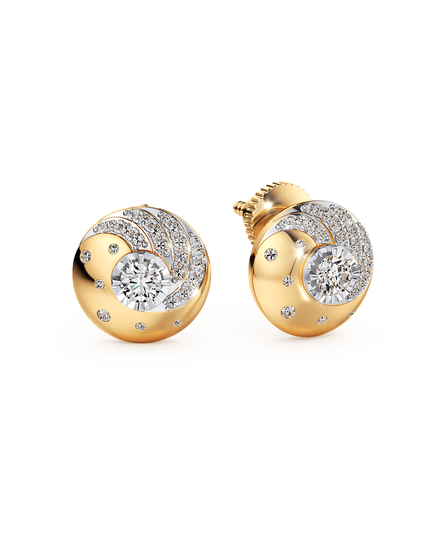 Whirlwind Rosette Earrings