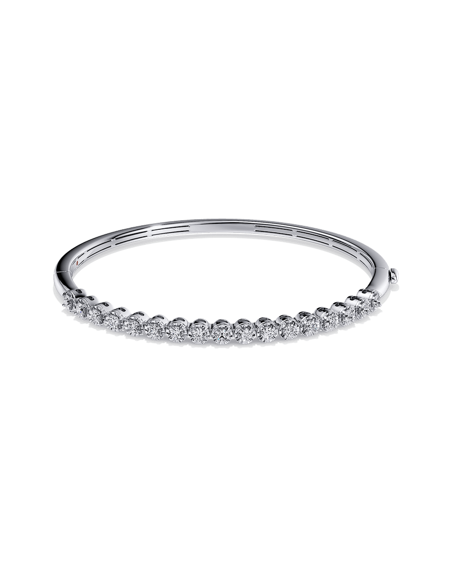 Halo Loop Oval Bangle