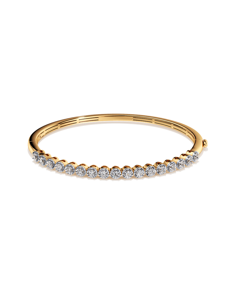 Halo Loop Oval Bangle