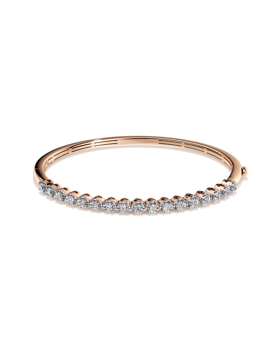 Halo Loop Oval Bangle
