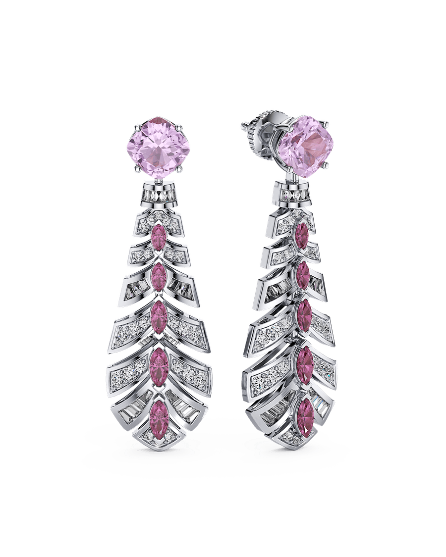Pink Masquerade Earrings