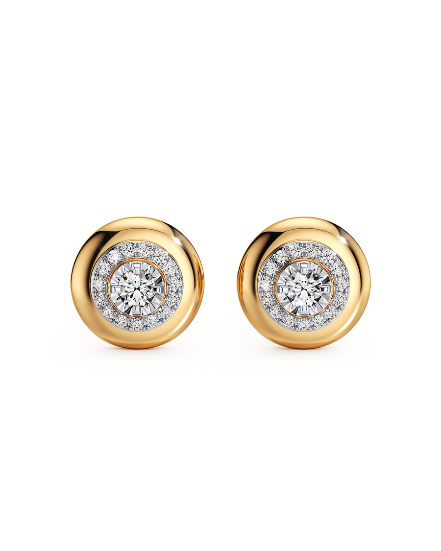 Gilded Brilliance Studs
