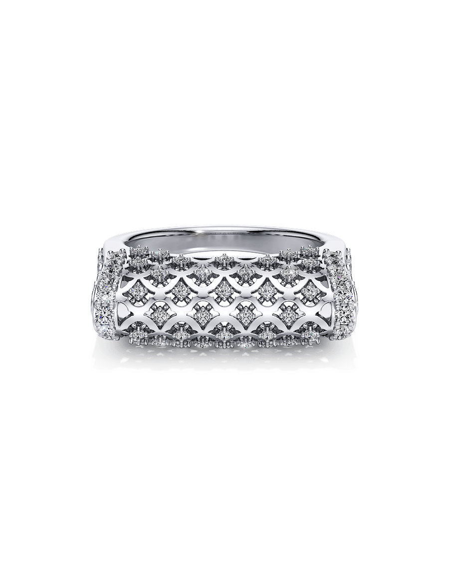 Scalloped Waves Ring