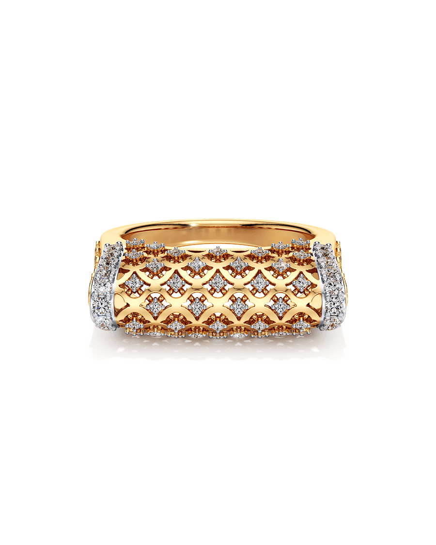 Scalloped Waves Ring
