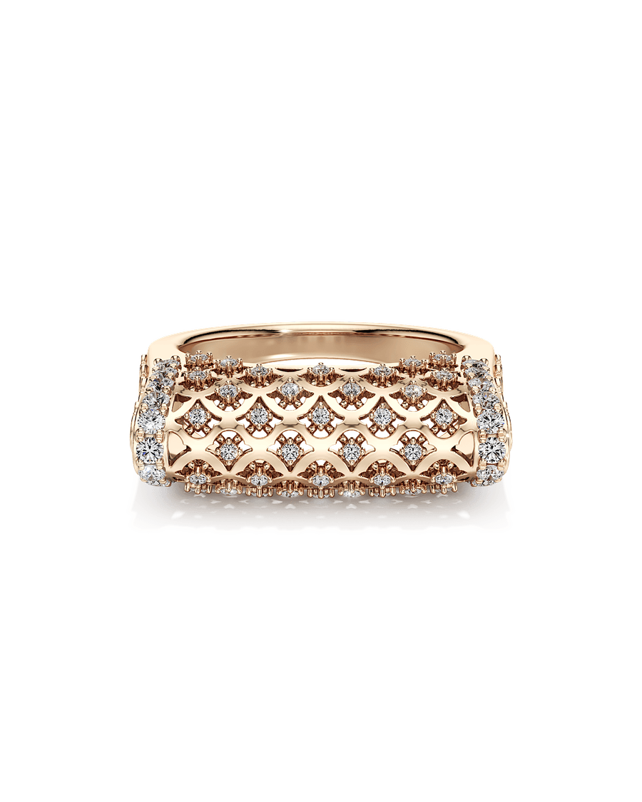 Scalloped Waves Ring