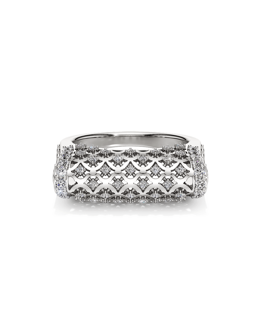 Scalloped Waves Ring