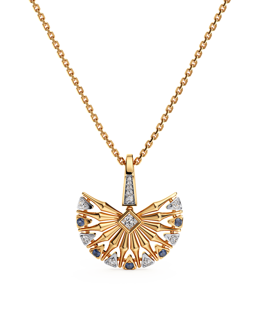 Sunray Fan Pendant