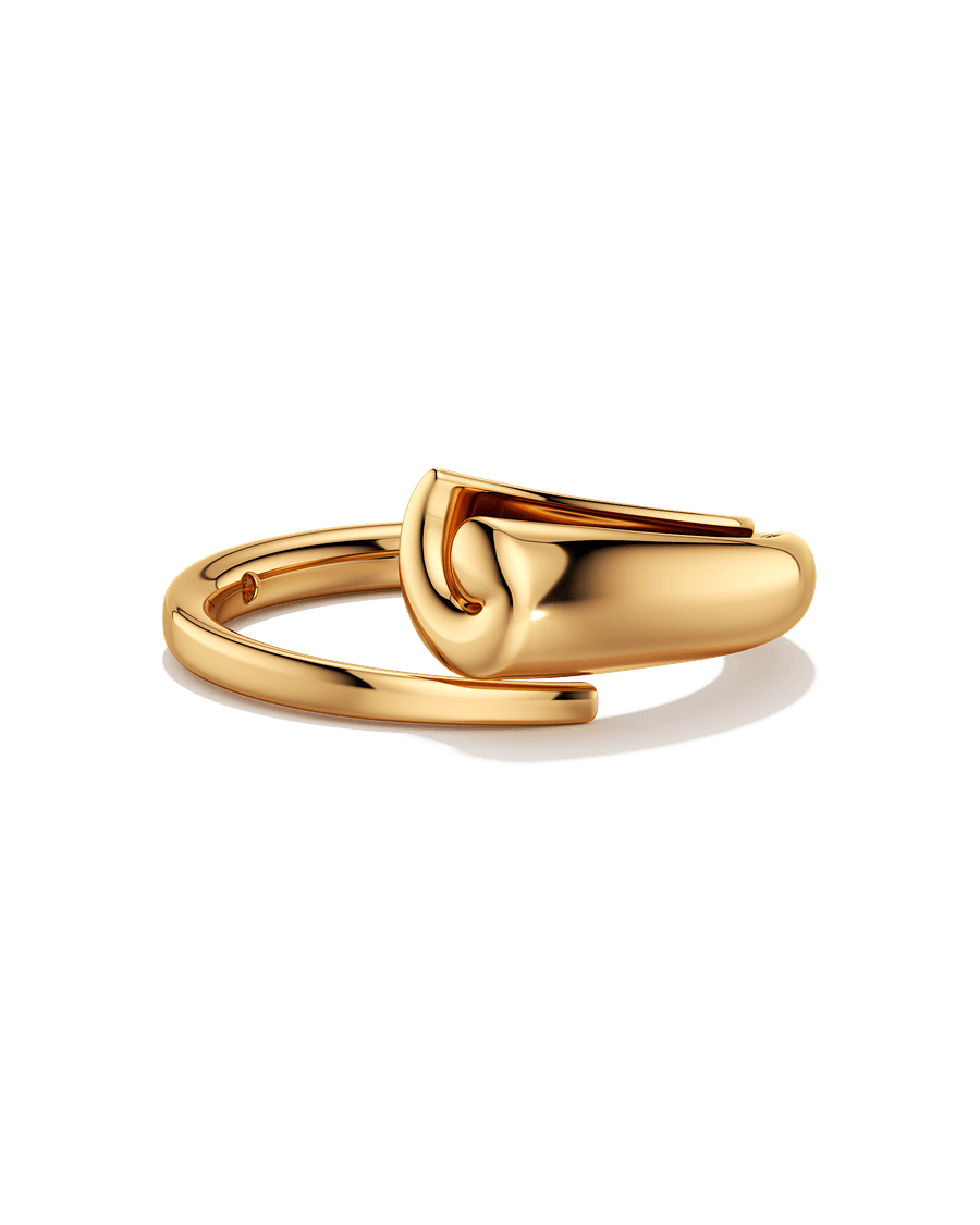 Curled Wave Ring