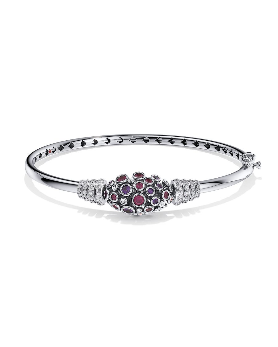 Cluster Confetti Oval Bangle