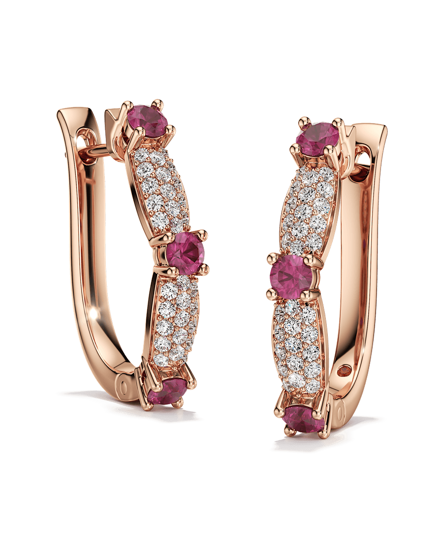 Cherry On Top Hoops