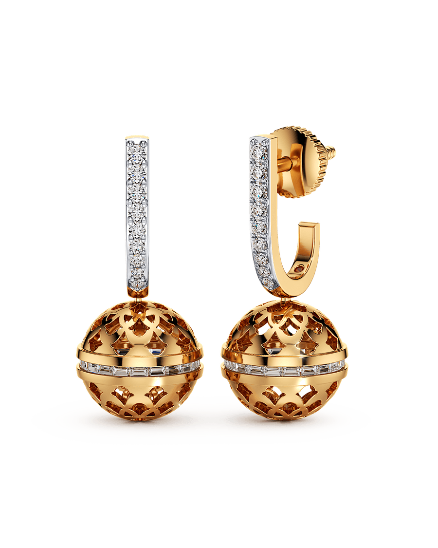 Woven Orb Earrings