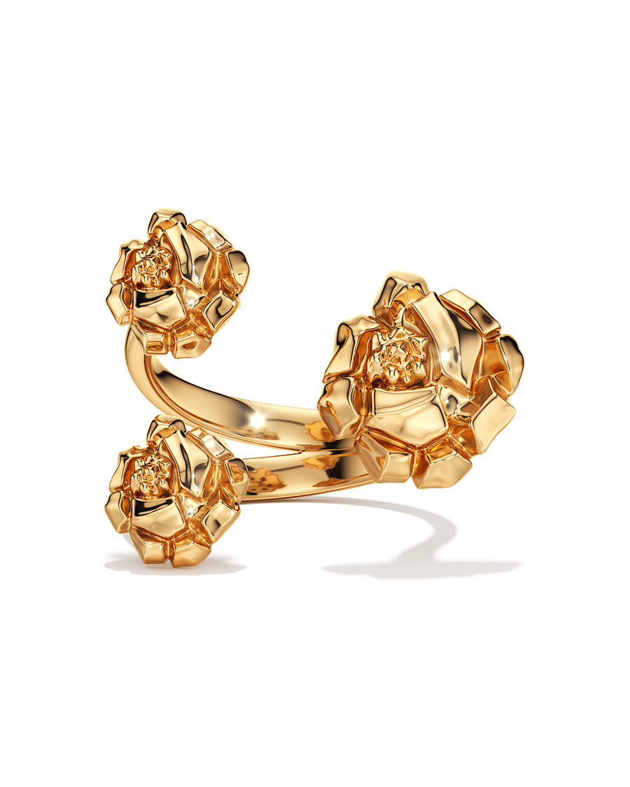 Triple Bloom Trail Ring