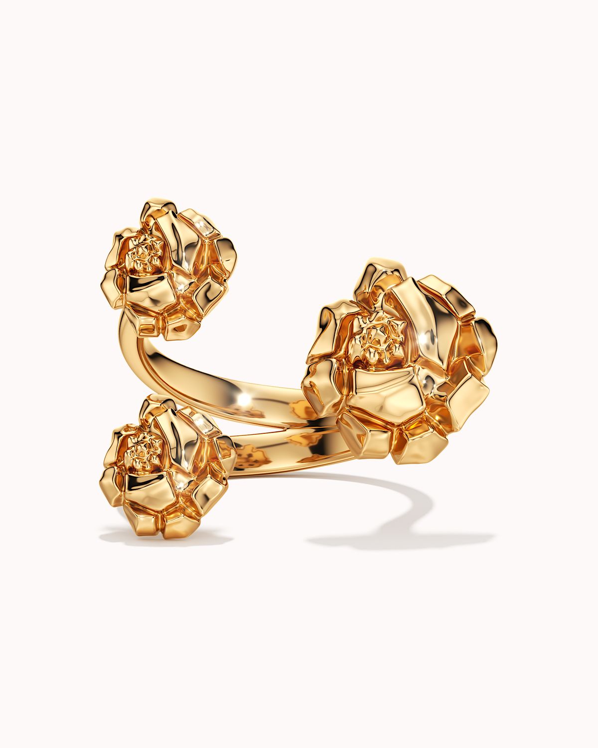 Triple Bloom Trail Ring