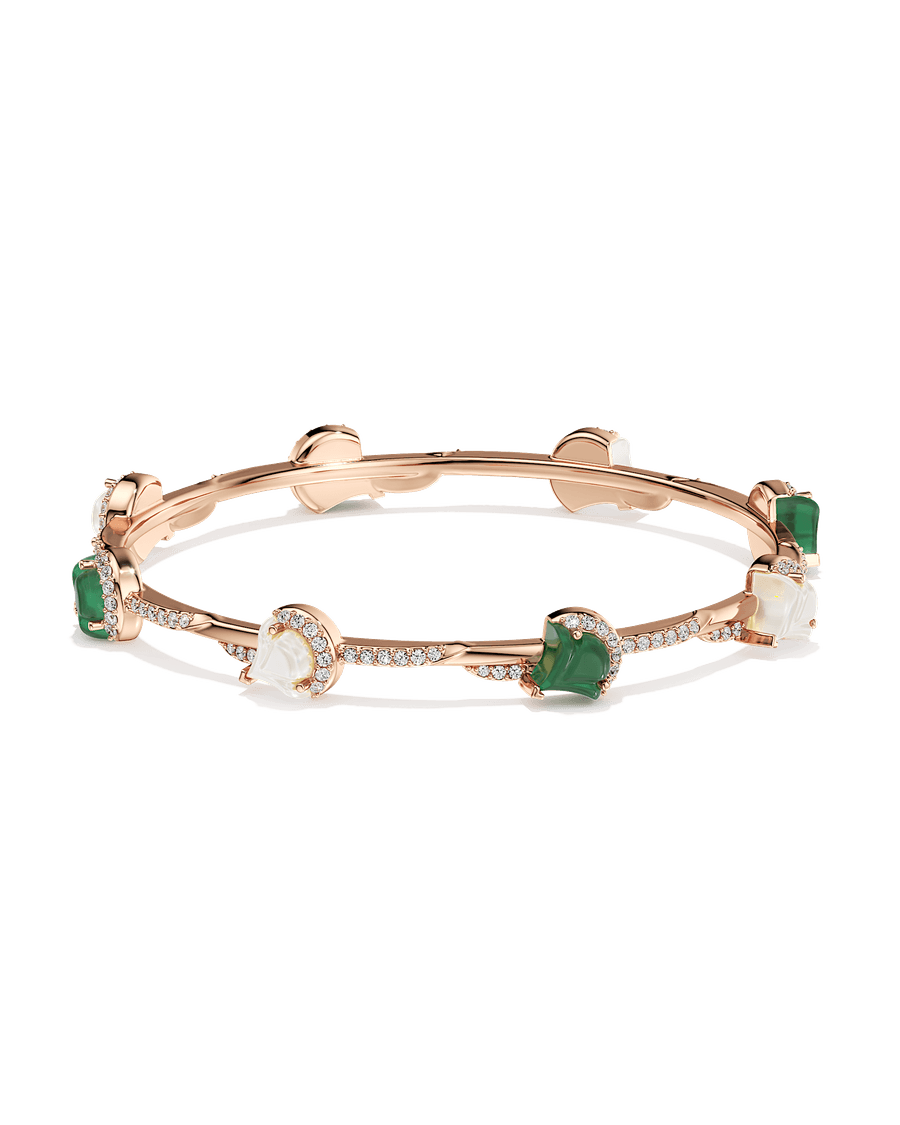 Scallop Vines Round Bangle