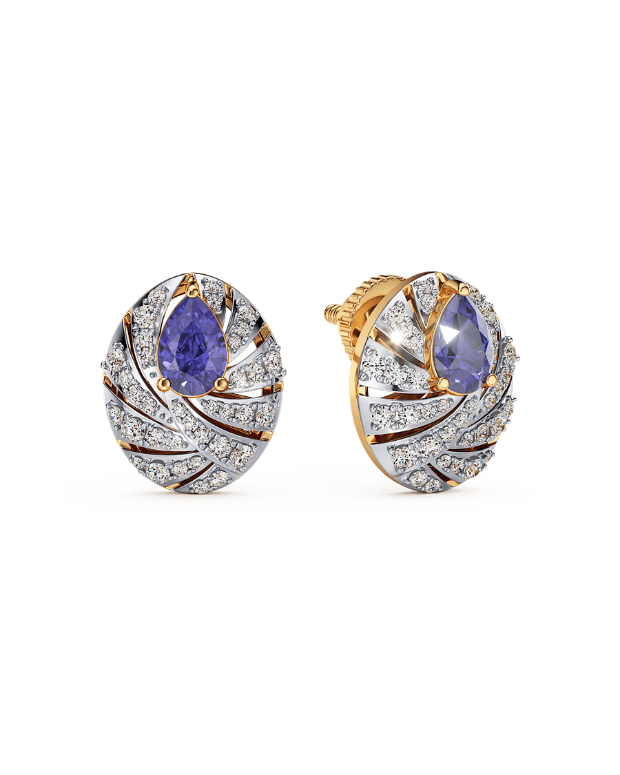 Windswept Petal Earrings