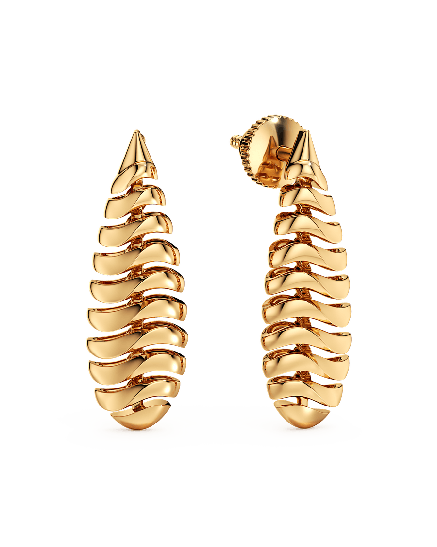 Windswept Feather Earrings
