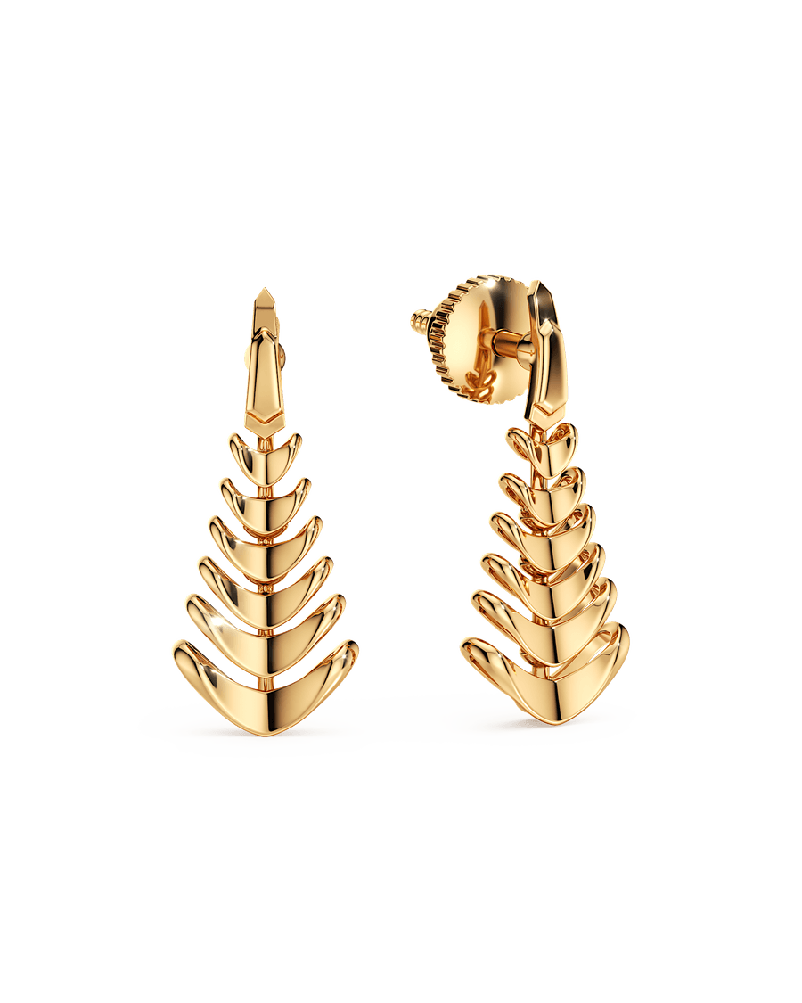 Feather Cascade Earrings